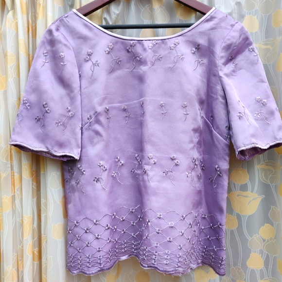 🛍️🛍️🛍️Lavender Shine Top
